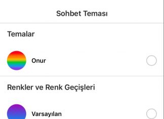 Instagram Sohbetin Rengini Değiştirme Özelliği Kullanıma Sunuldu